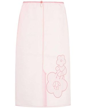 【関税&送料込】Cecilie Bahnsen Antiqued Pink Organza Skirt Cecilie Bahnsen Opal Dress | Pink | FARFETCH
