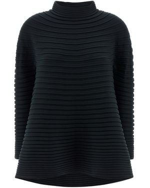 Pleats Please Issey Miyake 'Bounce Knit' Top - Blue
