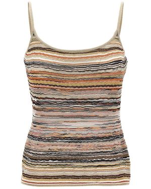 Missoni Wave Pattern Top - Natural
