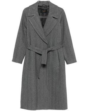 Paltò Paola Wool Coat - Grey