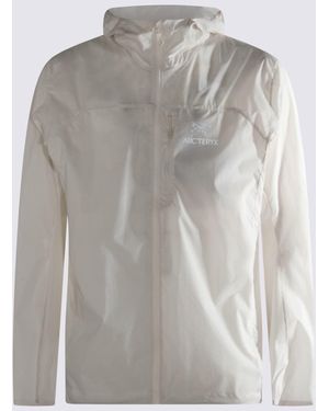 Arc'teryx White Casual Jacket - Grey