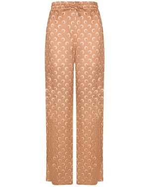 Marine Serre Pants - Natural