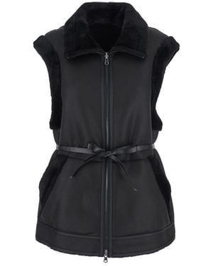 Urbancode Merino Look Bonded To Suedette - Black