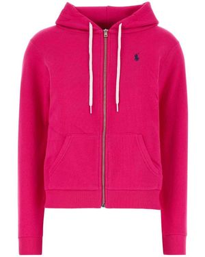 Polo Ralph Lauren Full Zip Hoodie - Pink
