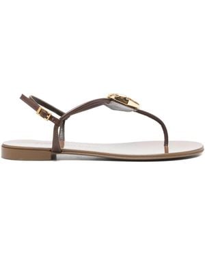 Giuseppe Zanotti Atlantide Thong Sandals - Brown