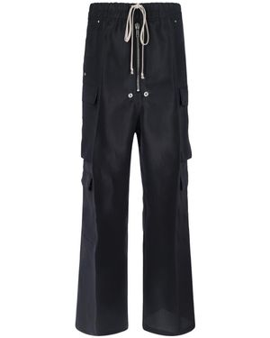 Rick Owens Cargobelas" Straight-Leg Trousers - Blue