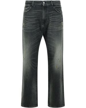 AMISH 'james' Black Cotton Jeans - Grey