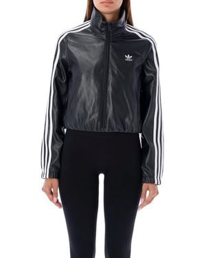 adidas Originals Eco Leather Track Jacket - Black