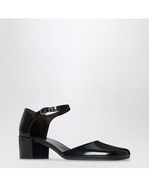The Row Penelope Strap Court Shoes - Black