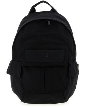 Y-3 Small Logo Pocket Backpack - Black