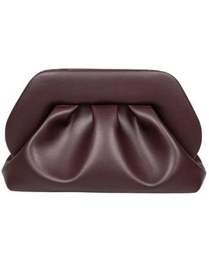 THEMOIRÈ Vegan Pu Clutch Bag - Brown
