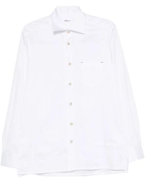 Kiton Buttoned Pocket Shirt - White