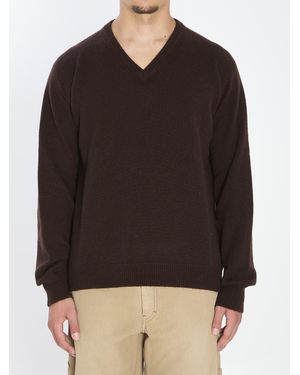 Maison Margiela V-Neck Sweater - Black
