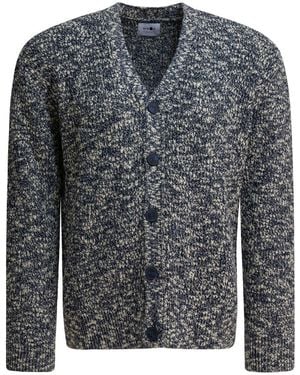 NN07 "Jesse 6454" Cotton Cardigan - Gray