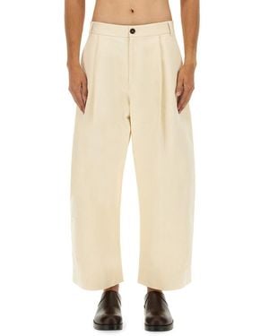 Studio Nicholson Trousers "Sorte" - Natural