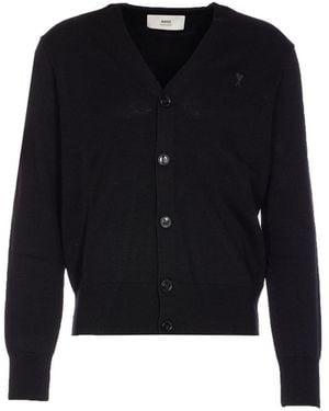 Ami Paris Jumpers - Black