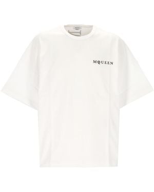 McQueen T-Shirts And Polos - White