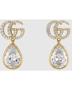 Gucci "Gg Marmont" Earrings - Metallic