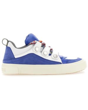 スニーカー MARCELO BURLON Men Sneakers CMIA097S23LEA0014501 Blue Marcelo Burlon Sneakers for Men | Online Sale up to 78% off