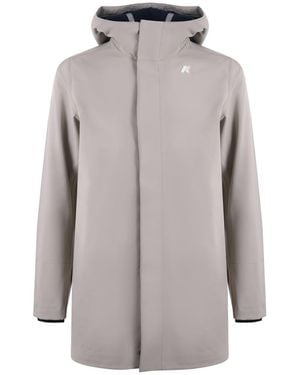 K-Way 3-Layer Nylon Jacket - Grey