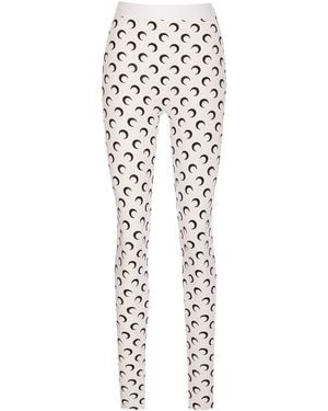 Marine Serre Pants - White