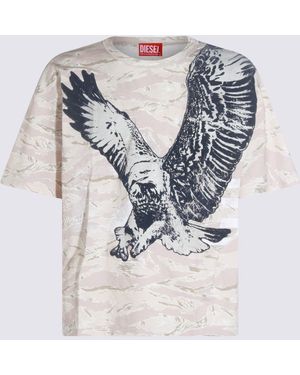 DIESEL T-Shirt E Polo Bianco - Blue