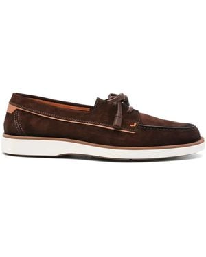 Santoni Oyster Loafer Detroit - Brown