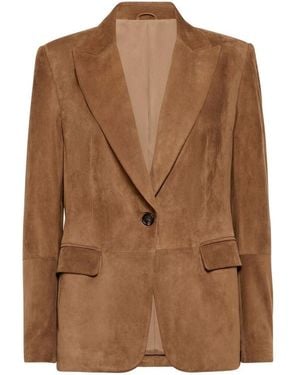 Brunello Cucinelli Jackets - Brown