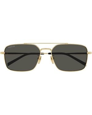 Gucci Gg1957Sa Linea Institutional Logo Sunglasses - Brown