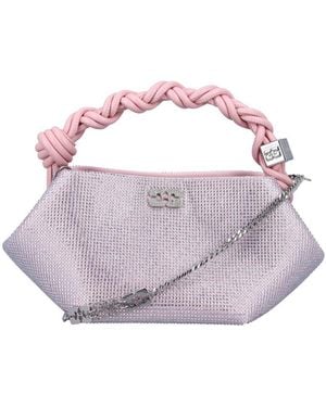 Ganni Crystals Bou Mini Bag - Pink