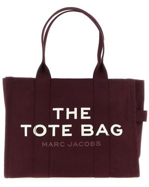 Marc Jacobs 'the Canvas Large Tote' Shopping Bag - Purple