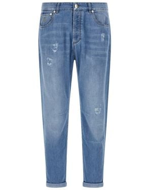 Brunello Cucinelli Used Jeans - Blue