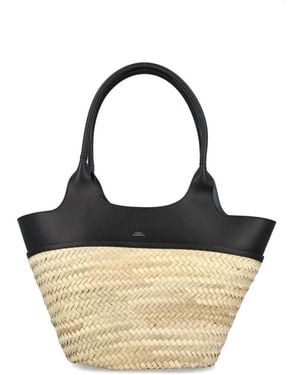 A.P.C. Panier Tanger Shoulder Bag - Black