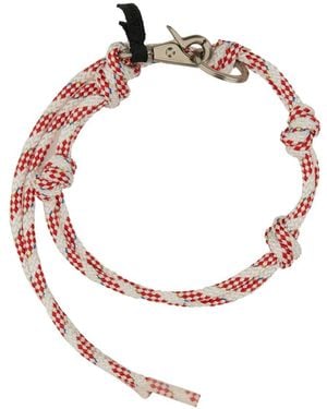 Our Legacy Striped Lanyard - White