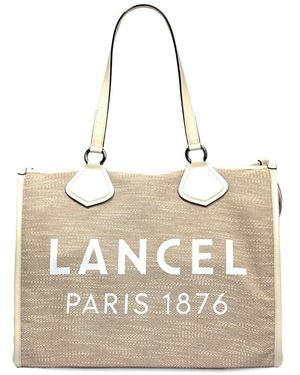 Lancel Tote Bags - Natural