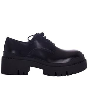 Ash Scarpe Derby Con Plateau E Lacci - Blue