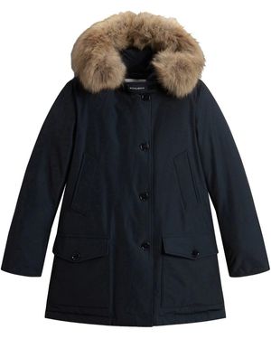 Woolrich Arctic Detachable Fur Parka Clothing - Blue