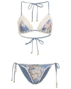 ジマーマン zimmermann 水着 新作 黄色 ビキニ ベアトップ
