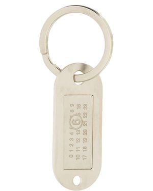 MM6 by Maison Martin Margiela Keychain "Numeric" - White