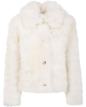 Yves Salomon "Veste 55Cm" Jacket - White