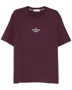 Stone Island T-Shirt - Purple