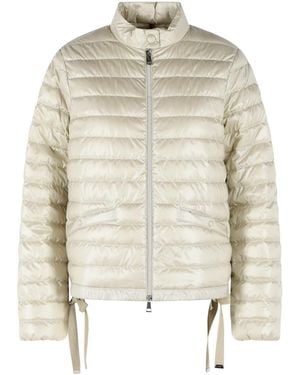 Moncler 'Azaleas' Short Polyamide Down Jacket - Natural