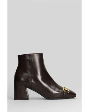 Mara Bini High Heels Ankle Boots - Brown