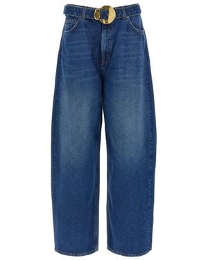 Twinset Maxi Buckle Jeans - Blue