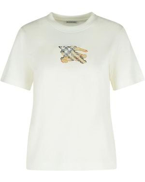 Burberry Cotton T-Shirt - White