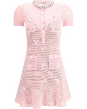 Self-Portrait Dresses - Pink