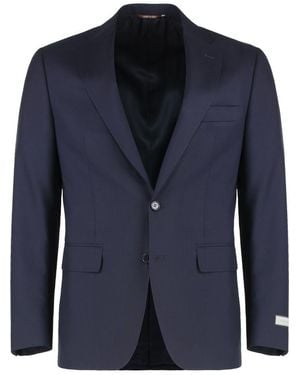Canali Two-Piece Wool Suit - Blue