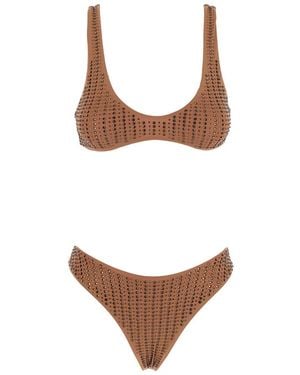 VENUJA Bikini With Stud Embellishments - White