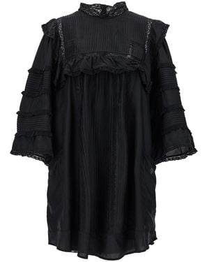 スカート Isabel Marant 'Zakae' dress ISABEL MARANT Zakae zebra-print silk-blend crepe de chine