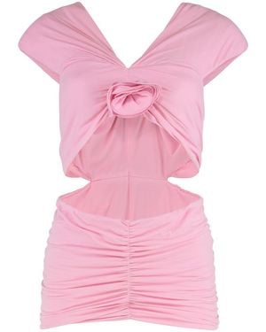 Magda Butrym Technical Fabric Top - Pink